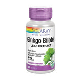 Ginkgo Biloba Leaf Extract 60 Caps By Solaray