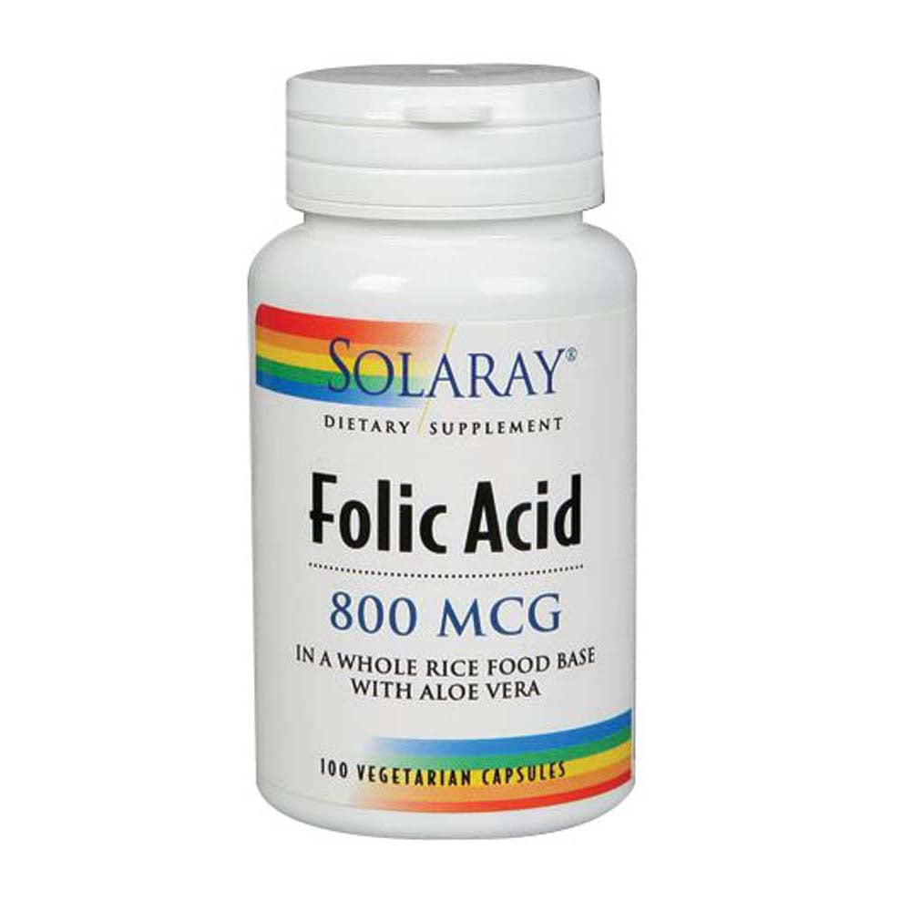  Solaray Folic Acid   100 Caps