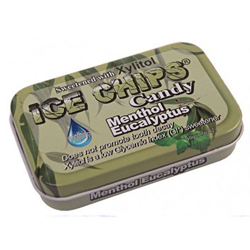 Ice Chips Candy Menthol Eucalyptus 1.76 oz by Ice Chips Candy