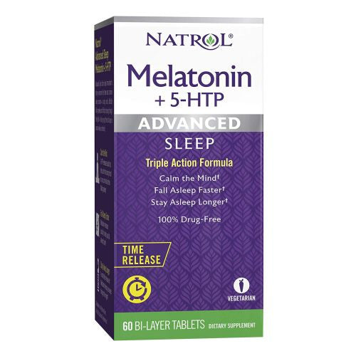  Natrol Advanced Melatonin Plus 5 H T P   60 Tabs
