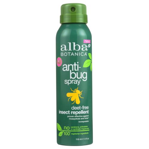 Anti-Bug Spray Deet Free 4 Oz by Alba Botanica