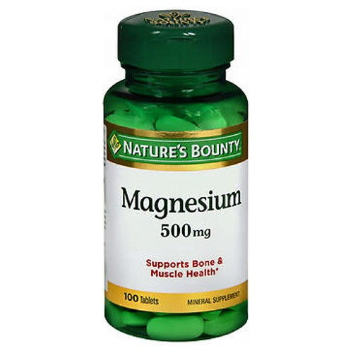 Natures Bounty High Potency Magnesium 24 X 100 Tabs by Natures Bounty