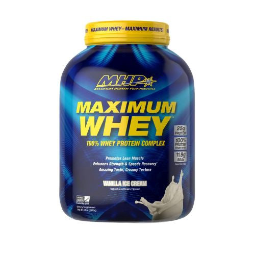 Maximum Whey Vanilla 5 lbs by Maximum Human Performance