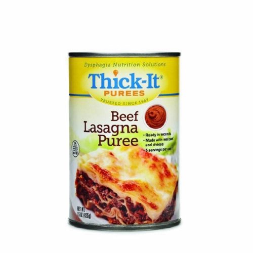 Puree Thick-It  15 oz. Container Can Beef Lasagna Flavor Ready to Use Puree Consistency 1 Each by Thick-It