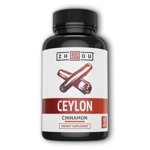 Ceylon Cinnamon 60 Veg Caps by Zhou Nutrition