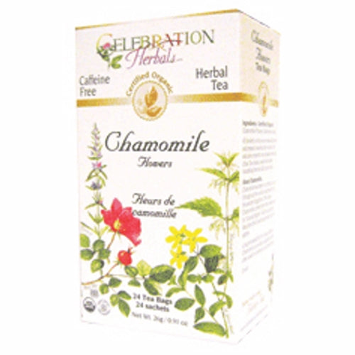 UPC 628240201171 product image for Organic Chamomile Flowers Tea 24 Bags by Celebration Herbals | upcitemdb.com