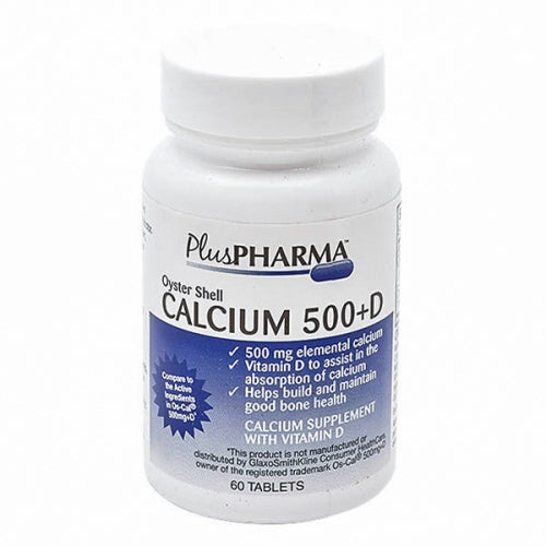 UPC 837864000316 product image for Oyster Shell Calcium with Vitamin D 60 Tabs by Plus Pharma | upcitemdb.com