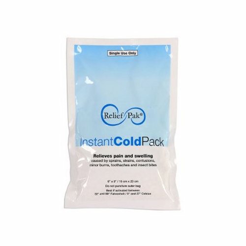 Cold Pack Relief Pak Instant Cold Compress General Purpose Standard 6 X 9 Inch Plastic / Calcium /  - 1 Each by Fabrication Ente