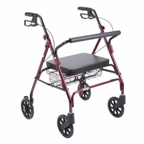 Rollator,Ovrszd,w/LpBk Red1/cs