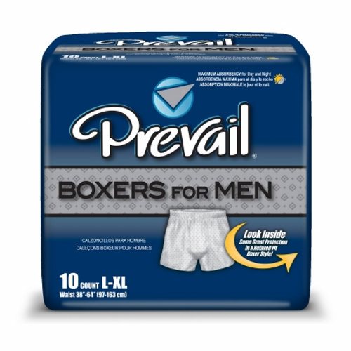 Male Adult Absorbent Underwear Boxers Medium 12 Bags By First Quality