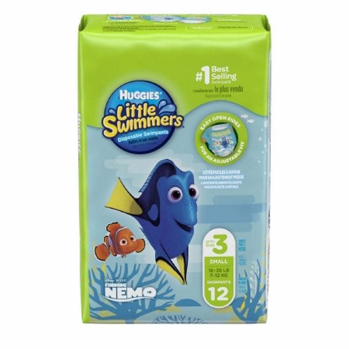 unisex baby swim diaper huggies little swimmers pull on with refastenable tabs small disposable he - case of 96 by kimberly clar