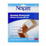Adhesive Dressing Nexcare Absolute Waterproof 6 X 6 Inch Plastic Square Clear Sterile 144 Count By Nexcare