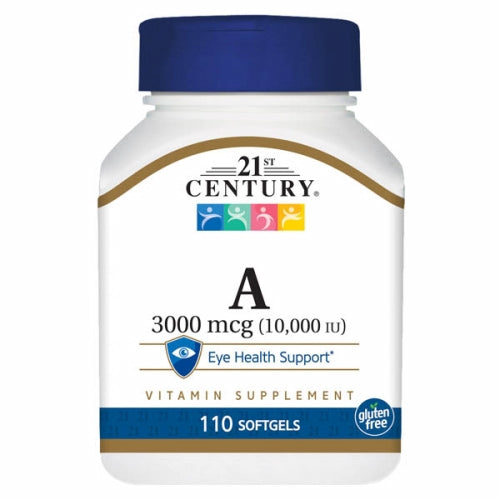 Vitamin A 10000 IU 110 Softgels by 21st Century