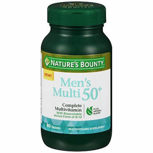 UPC 074312004957 product image for Nature's Bounty Men's Multi 50+ 80 Tabs by Nature's Bounty | upcitemdb.com