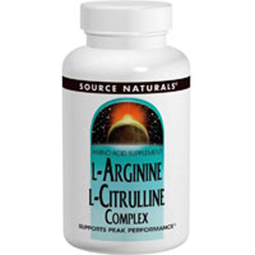  Source Naturals L  Arginine L  Citrulline Complex   120 Tabs