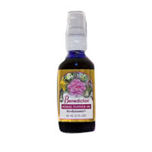 Benediction Oil Pump Top 4 oz by Flower Essence Services