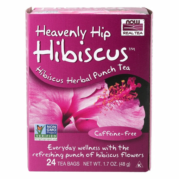 Heavenly Hip Hibiscus Tea 24 bags by Now Foods