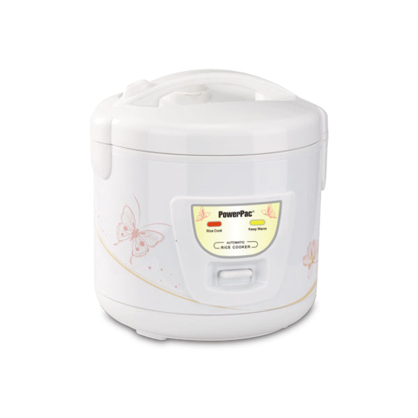 powerpac 1l rice cooker with steamer