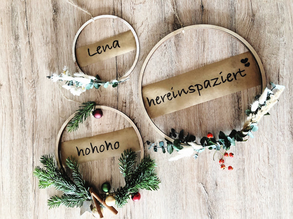 Suzu Papers - DIY Türkranz Weihnachten Hochzeit