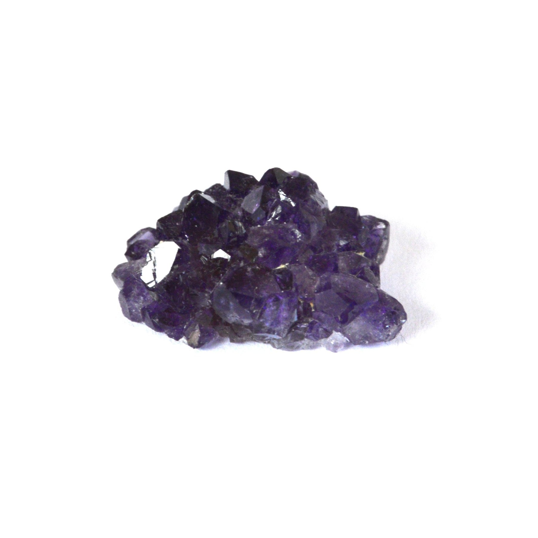 Amethyst Cluster with Iron Inclusions– Elysian Crystal Co