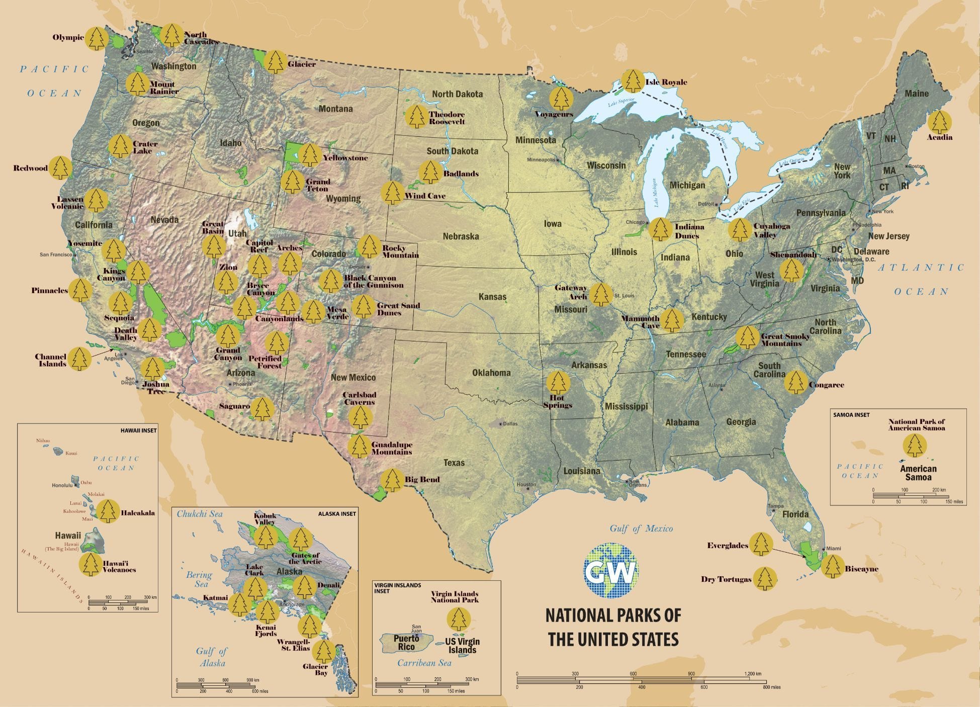 us-map-of-national-parks-map-of-the-world-images-and-photos-finder