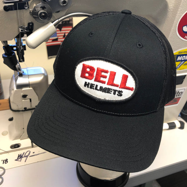 オシャレ Bell helmet patch trucker cap black wholesomenutcompany.com