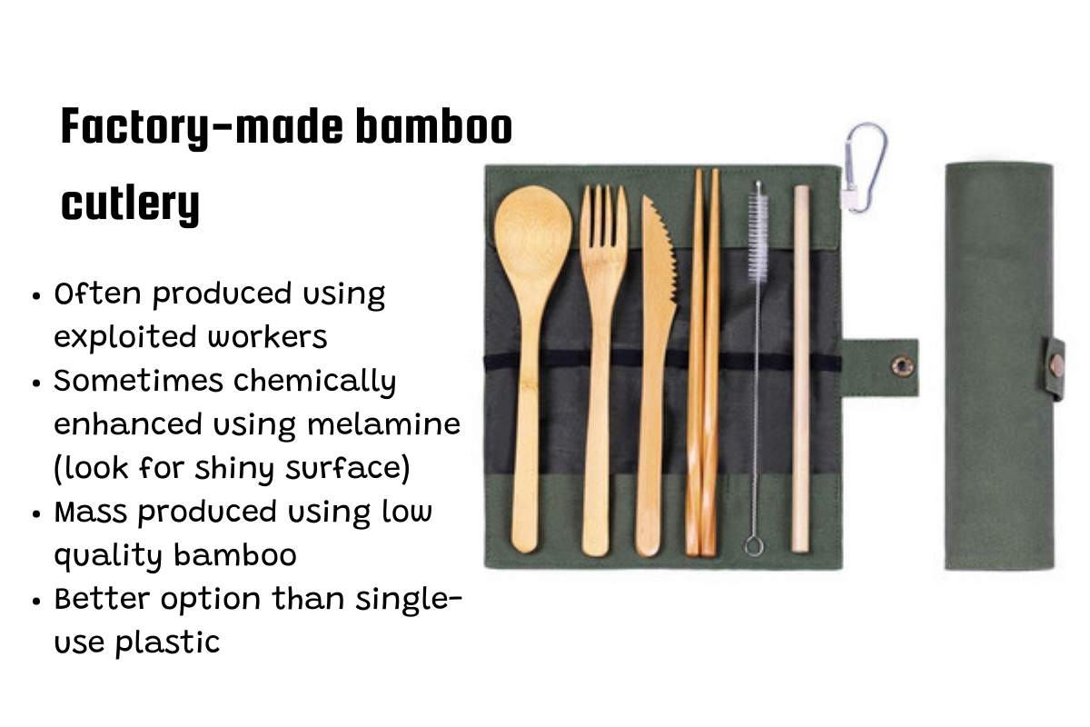 Bamboo Reusable Cutlery Set – Plantdays