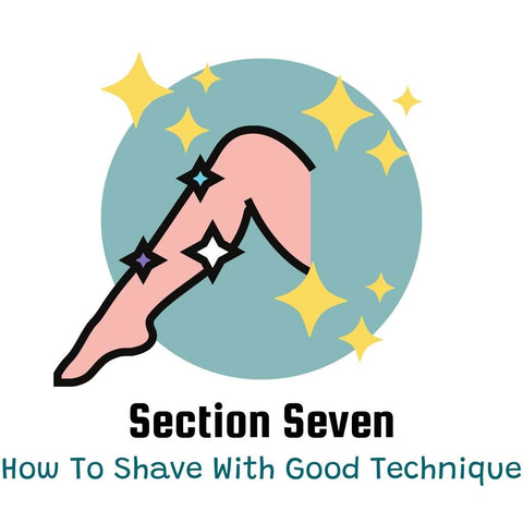 how to shave with good technique