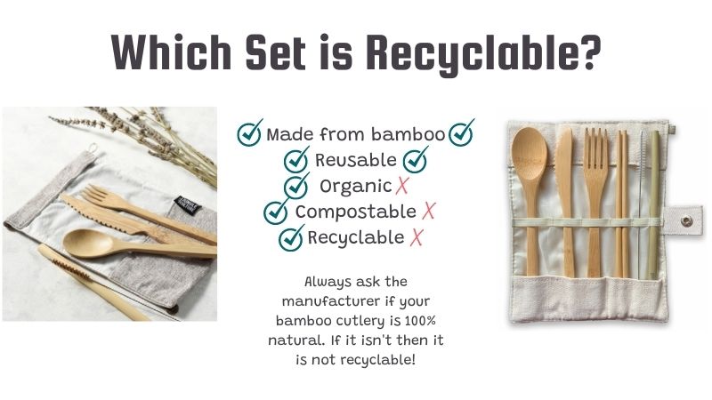 is bamboo cutlery recyclable