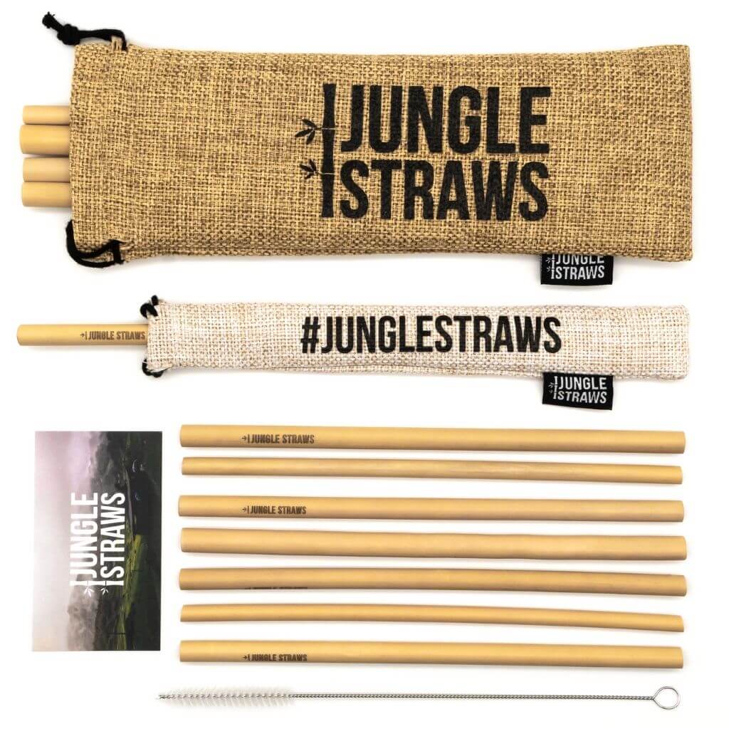 Laser Engraved Bulk Bamboo Straws | Jungle Straws
