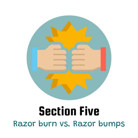 what is the difference between razor burn and razor bumps
