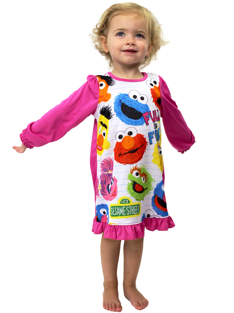 girls long sleeve nightgown