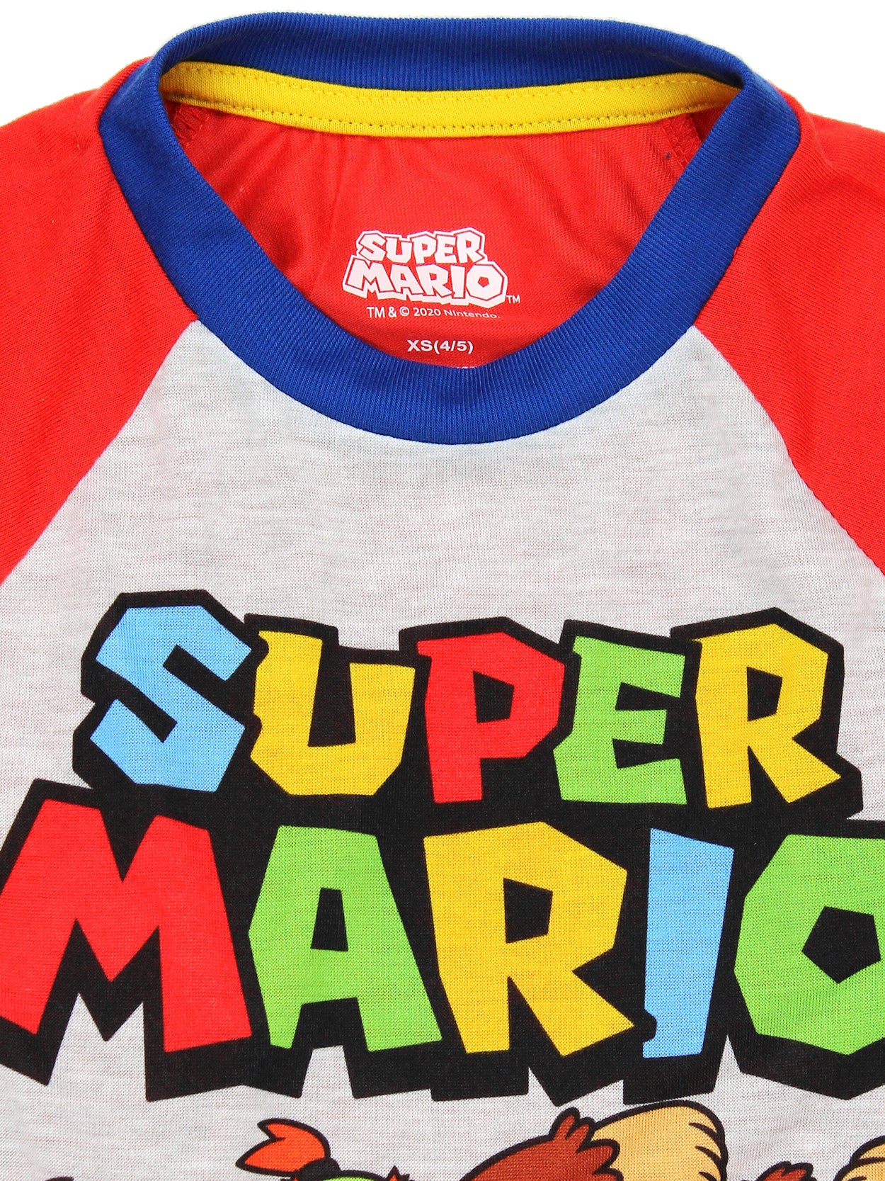 Super Mario Brothers Boys 2 Piece Long Sleeve Shirt and Pants Pajamas ...