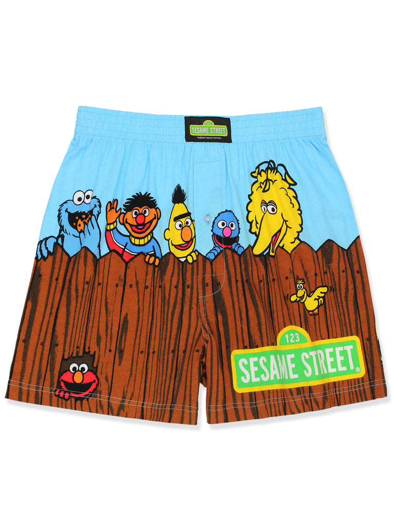 Cookie Monster Yum Men Boxer Briefs Sesame Street 80s TV Series