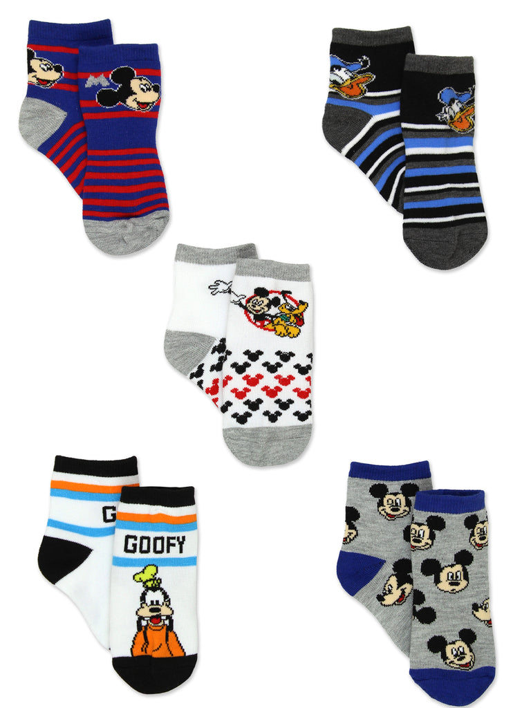 Mickey Mouse Quarter Socks 6-Pack – Yankee Toybox