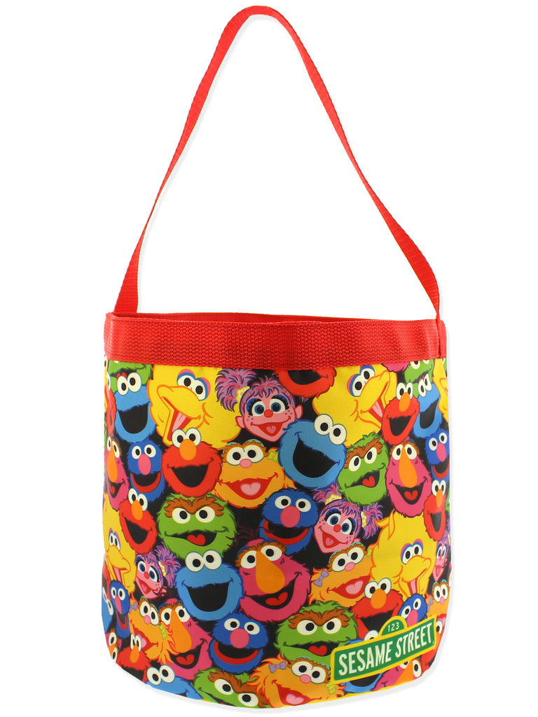 Sesame Street Boys Girls 5 Piece Backpack Lunch Bag and Snack Bag School Set (One size, Blue/Multi)