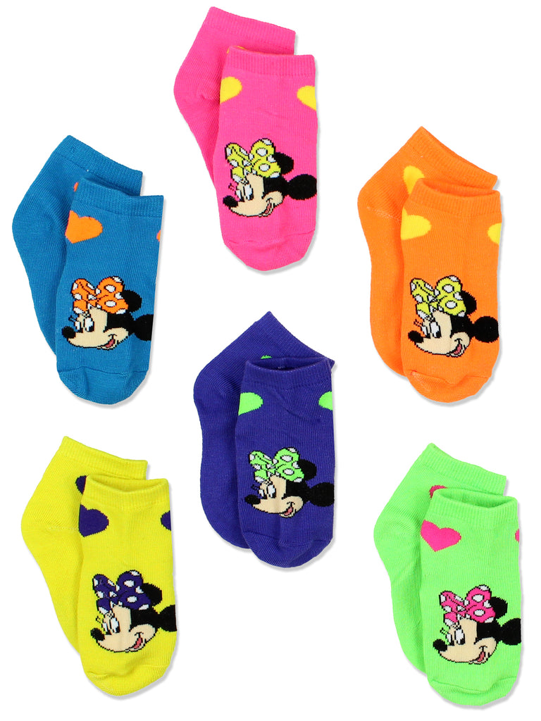 Buy Disney Minnie Mouse Since Forever Toddler No Show Variety Socks 5-Pack
