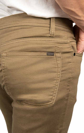 Green Straight Fit Stretch Traveler 5 Pocket Pant – JACHS NY