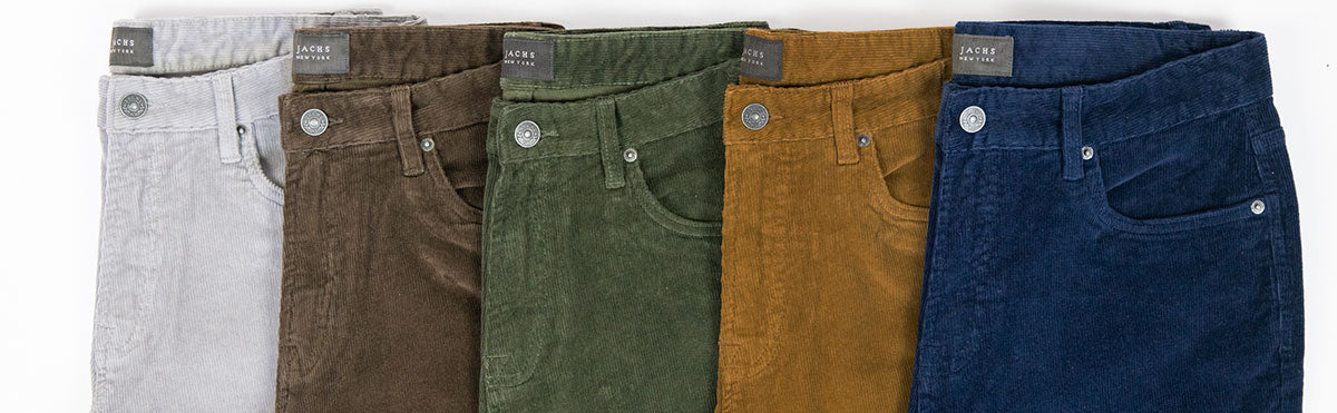 green corduroy jeans