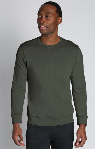 QB931 Cotton Fleece Hoodie Olive