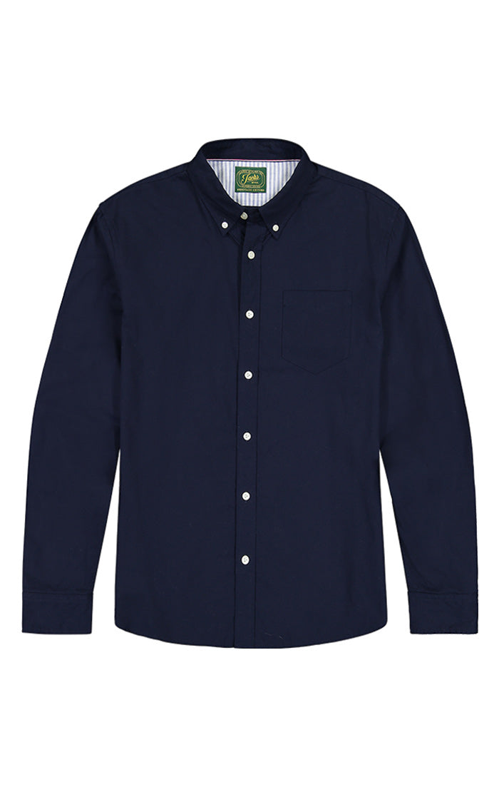 Indigo Stretch Oxford Shirt