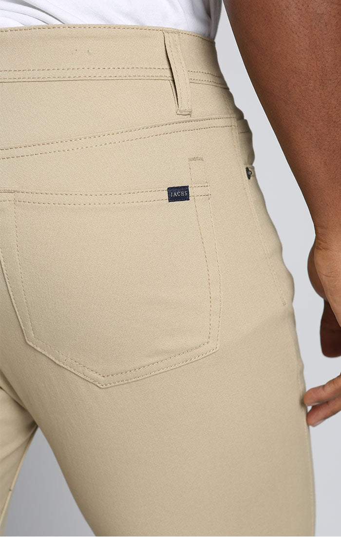 Dark Khaki Straight Fit Stretch Corduroy Pant – JACHS NY