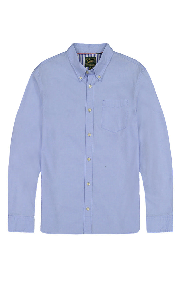 Blue Stretch Oxford Shirt