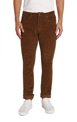 Khaki Straight Fit Stretch Corduroy Pant – JACHS NY