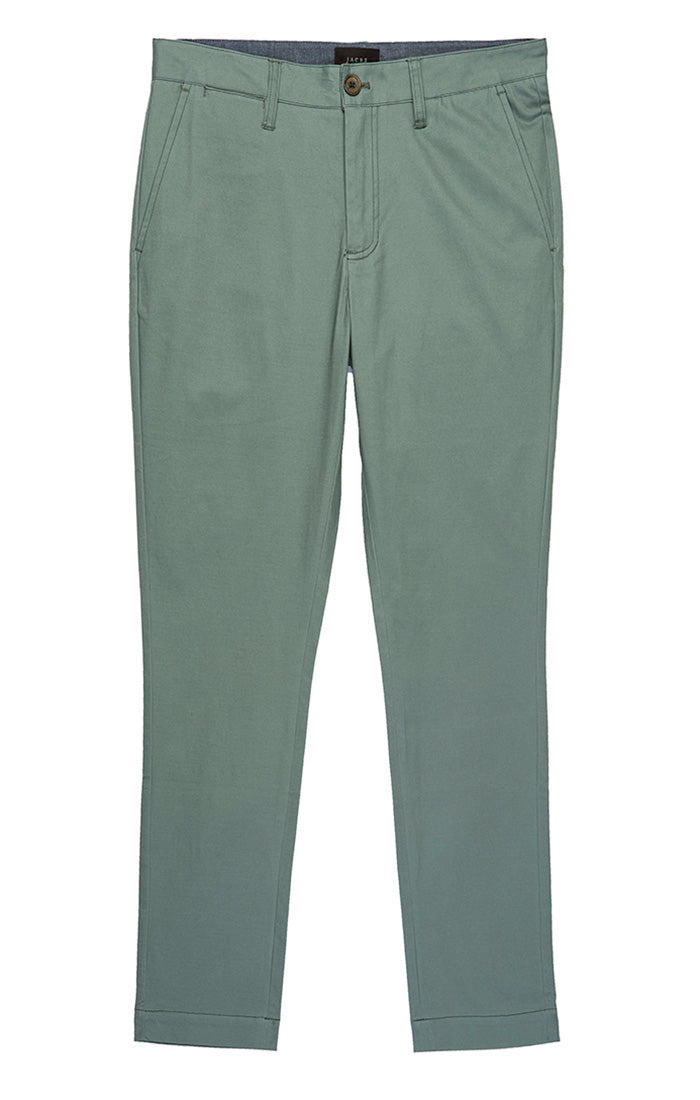 Image of Light Green Bowie Stretch Chino Pant