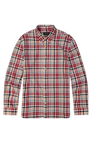 Red Madras Plaid JACHS NY Shirt – Lightweight