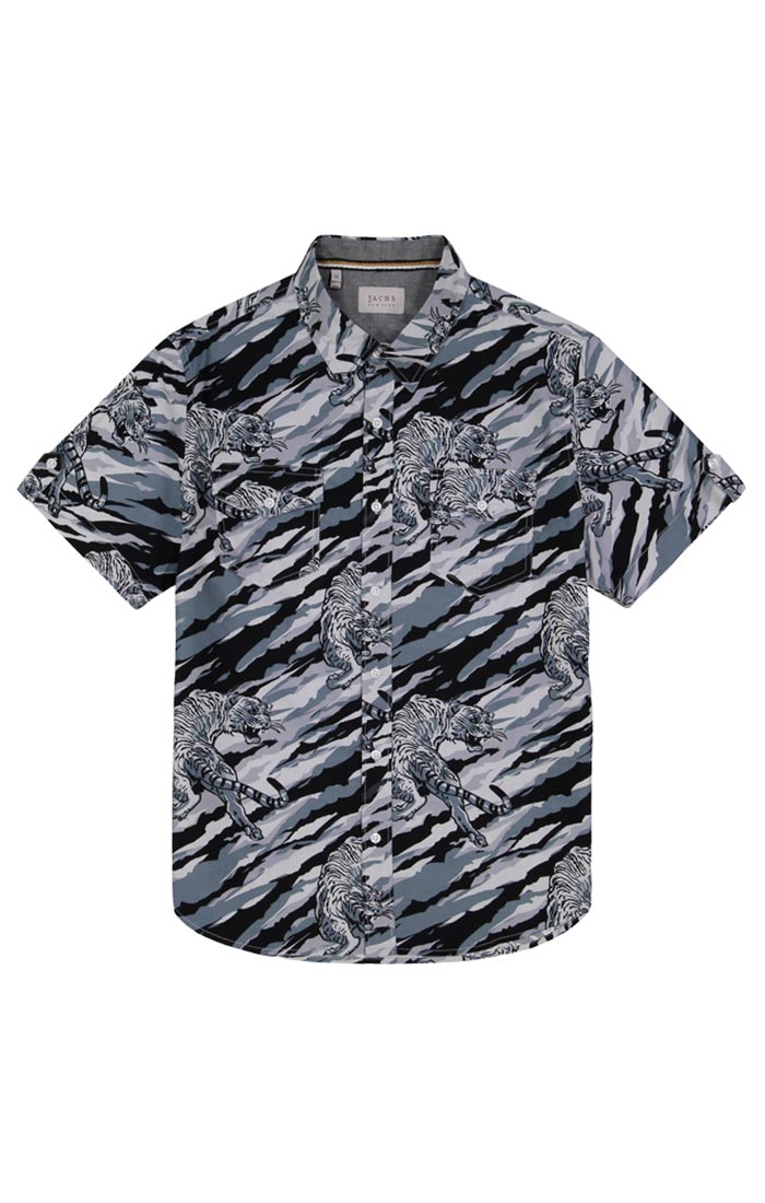 Image of Tiger Stripe Short Sleeve Shirt