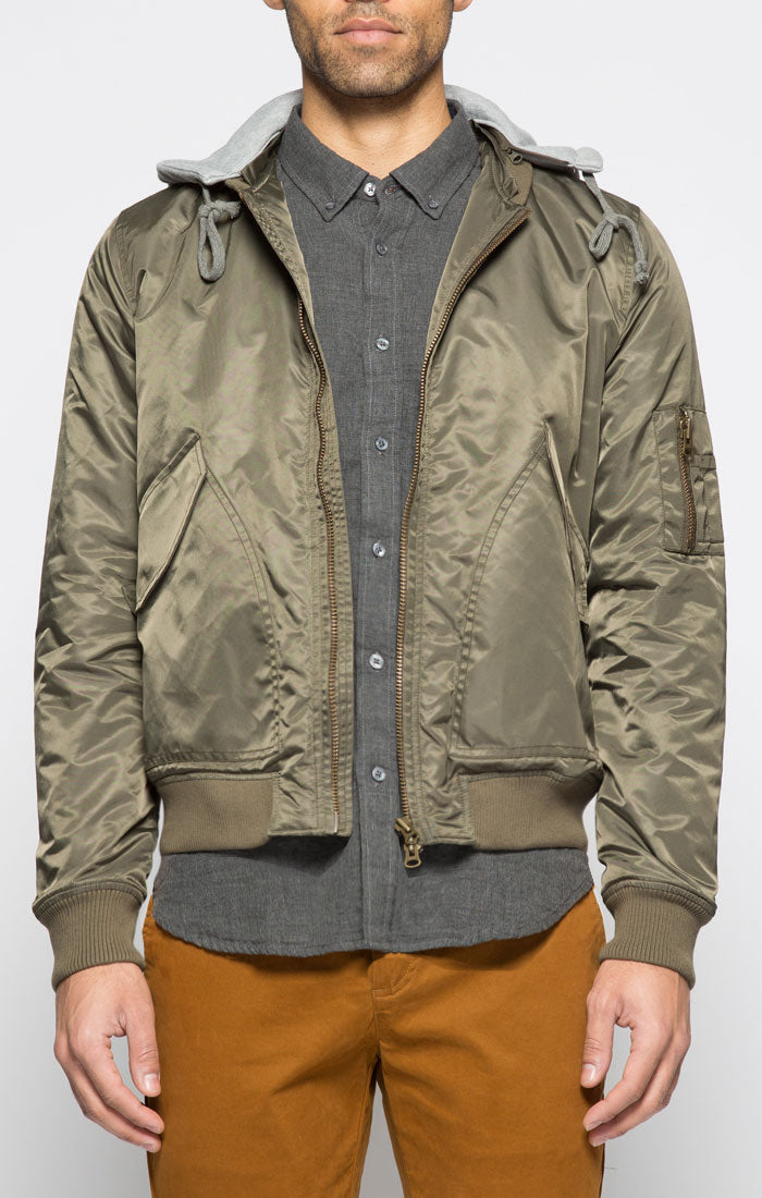 Olive Bomber Jacket – JACHS NY