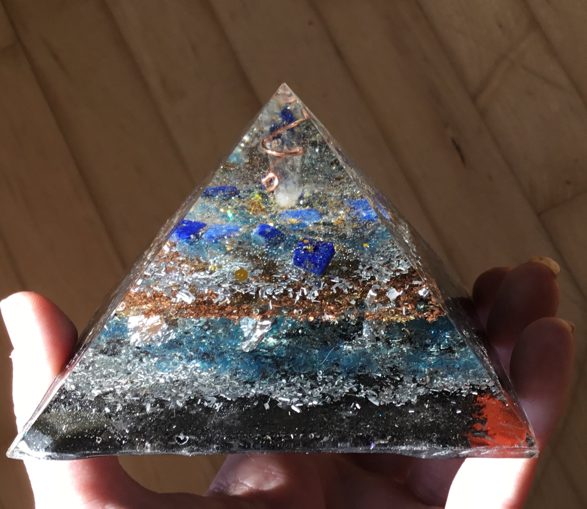 lapis lazuli pyramid