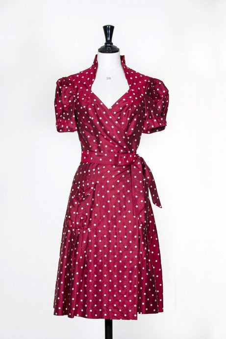 Diane Von Furstenberg polka dot betty dress | Isabella's Wardrobe